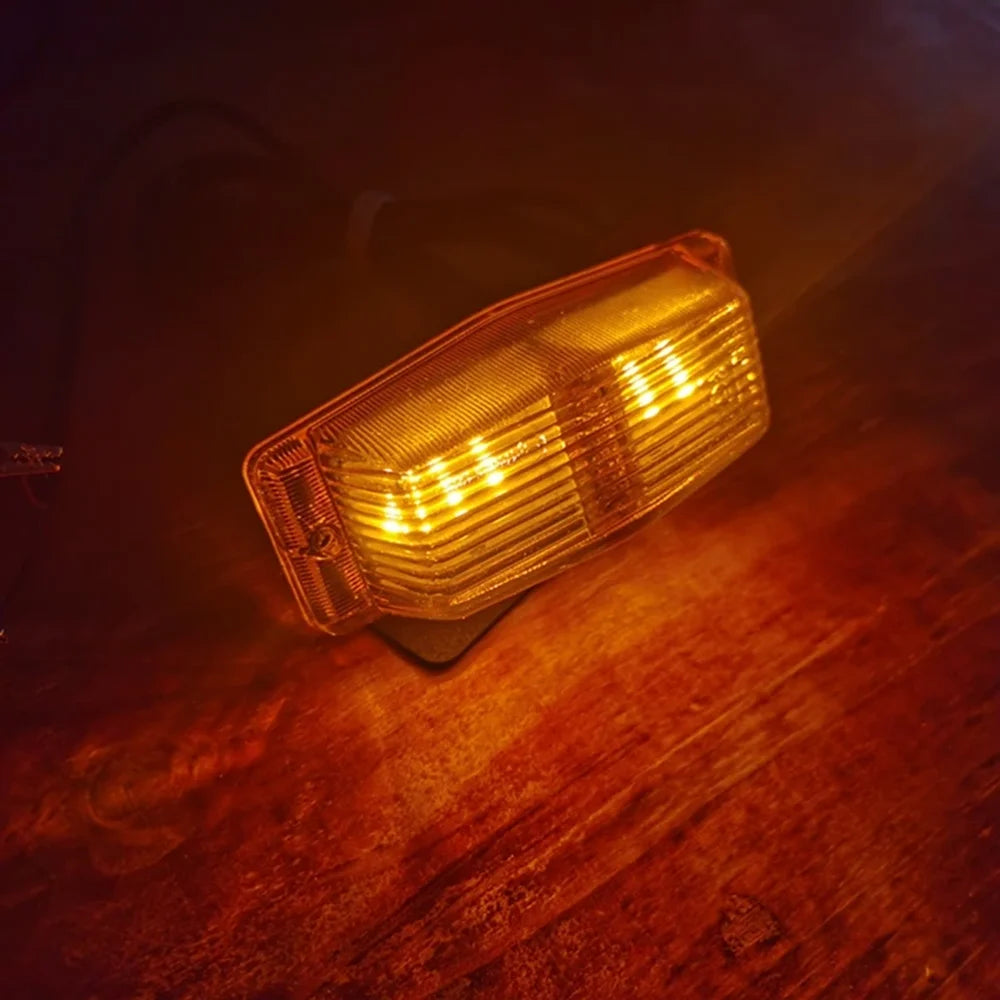 6PCS 24LED Truck Front Double Burner Indicator Lorry Grille
