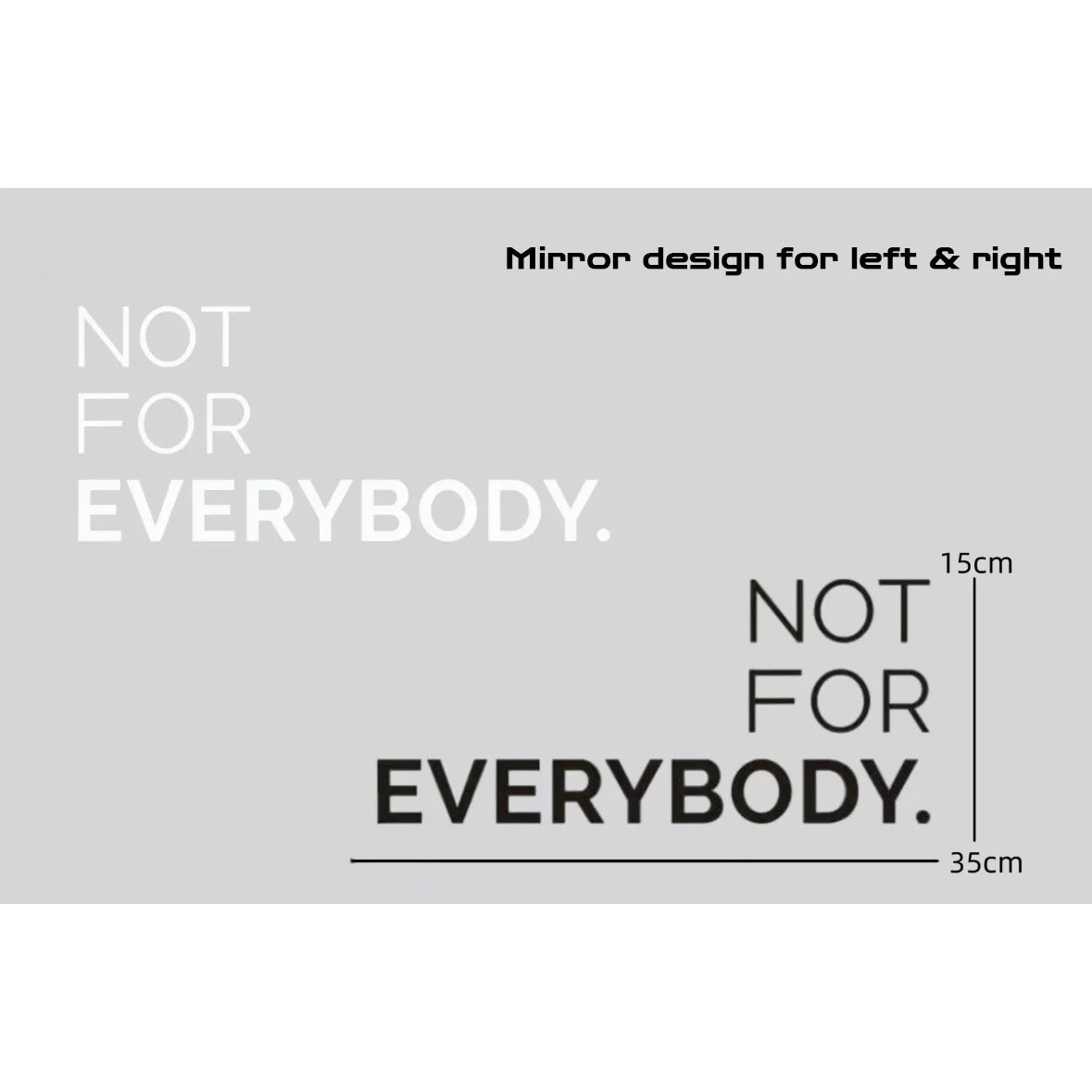 For Everybody Personalized Tuning Graphics Jdm Door Stickers Not