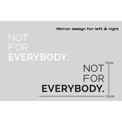 For Everybody Personalized Tuning Graphics Jdm Door Stickers Not