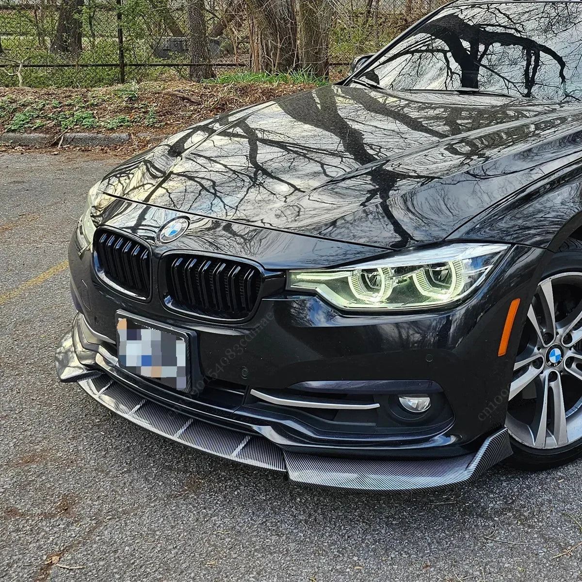 For BMW 3 Series F30 F31 Front Bumper Splitter Lip Spoiler