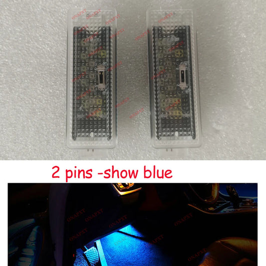 For BMW 1 2 Series 3 Pins Foot White Blue Ambient Series F30 F32
