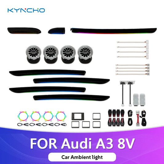 For Audi A3 8V LED Kyncho Ambient Lighting Interior Symphony