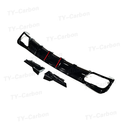 For BMW X5 G05 Rear Bumper Diffuser Lip Body Kit Exhaust Guard
