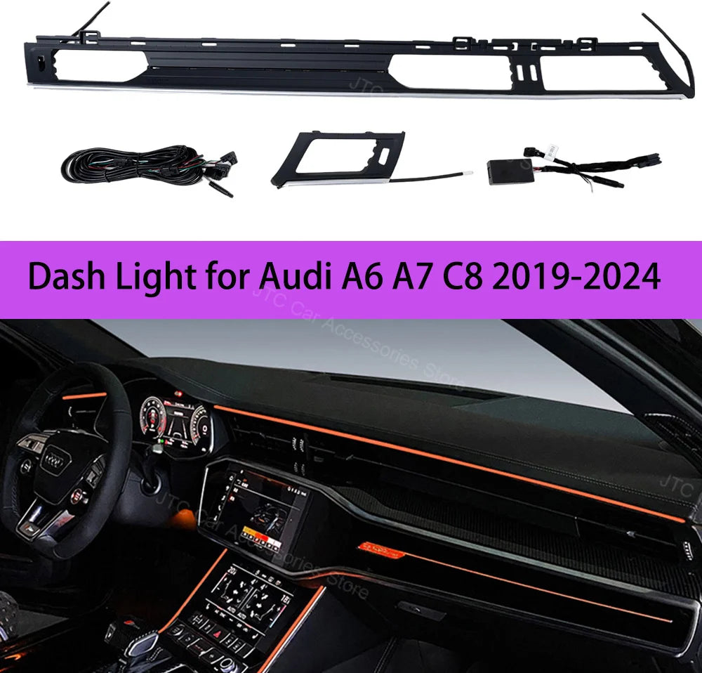 For Audi A6 A7 C8 2019-2024 Dash Ambient Audi A6 A7 Dashboard
