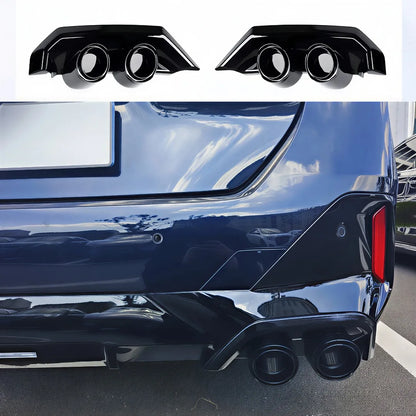 For BMW 5 Series I5 G60 2PCS Rear Lip Diffuser Exhaust Tip Decor