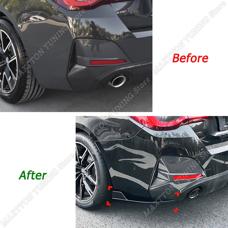 For BMW 4 Series G24 G26 Gloss Black ABS 420I 430I I4 M50 4-door