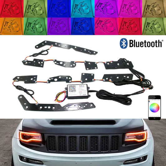 For Jeep Grand Cherokee 2014-2021 Drl RGB Daytime Running Board