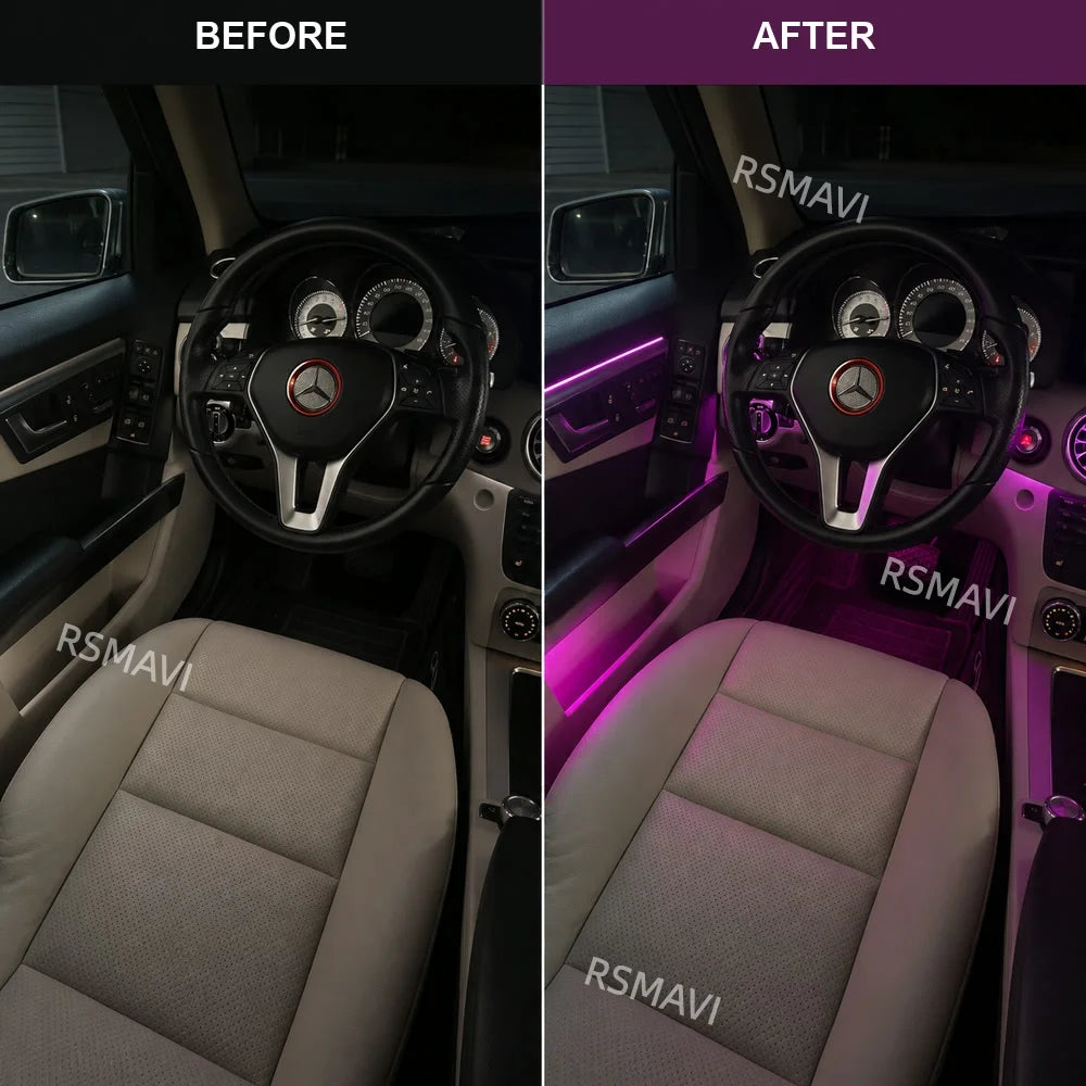 For Mercedes-Benz Glk X204 2008-2014 Interior Ambient Lighting