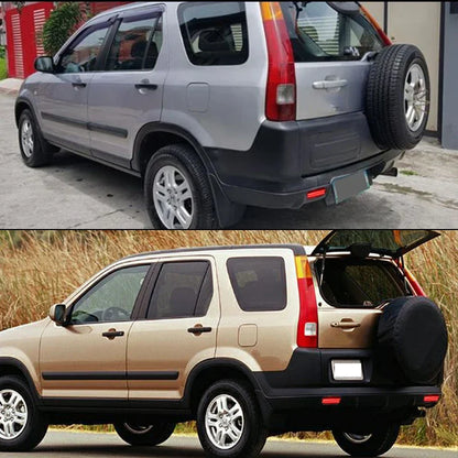 For Honda CR-V 2002 2003 2004 Red Rear Bumper Reflectors Tail