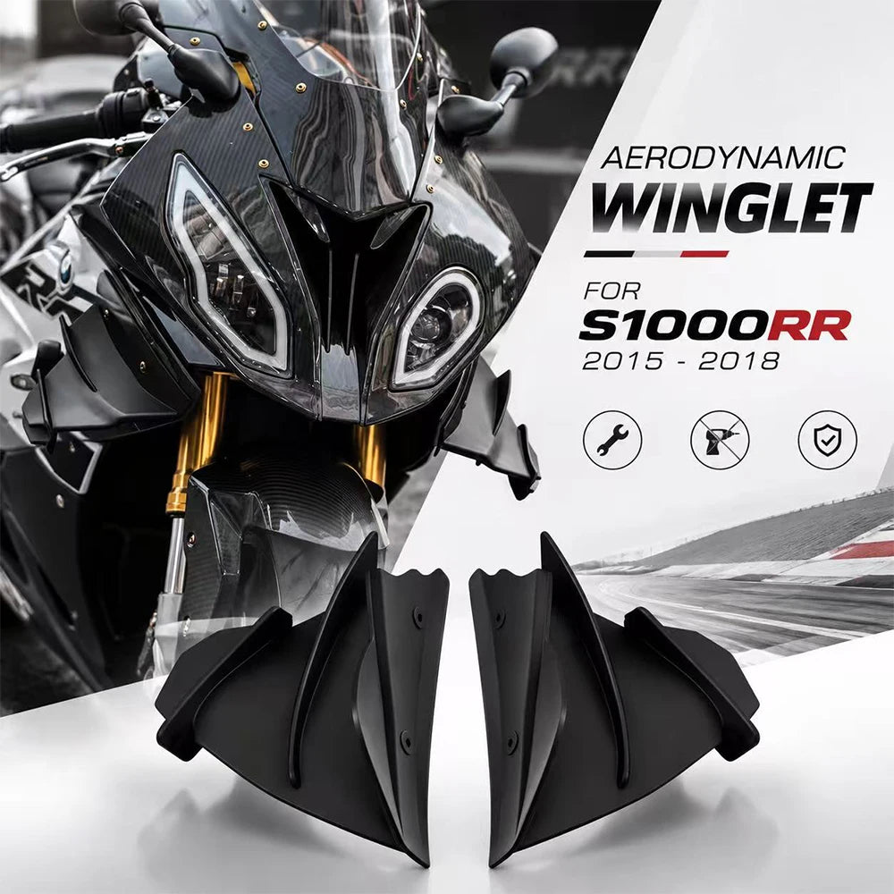 For BMW S1000RR 2015-2018 Front Fairing Motorcycle Winglet