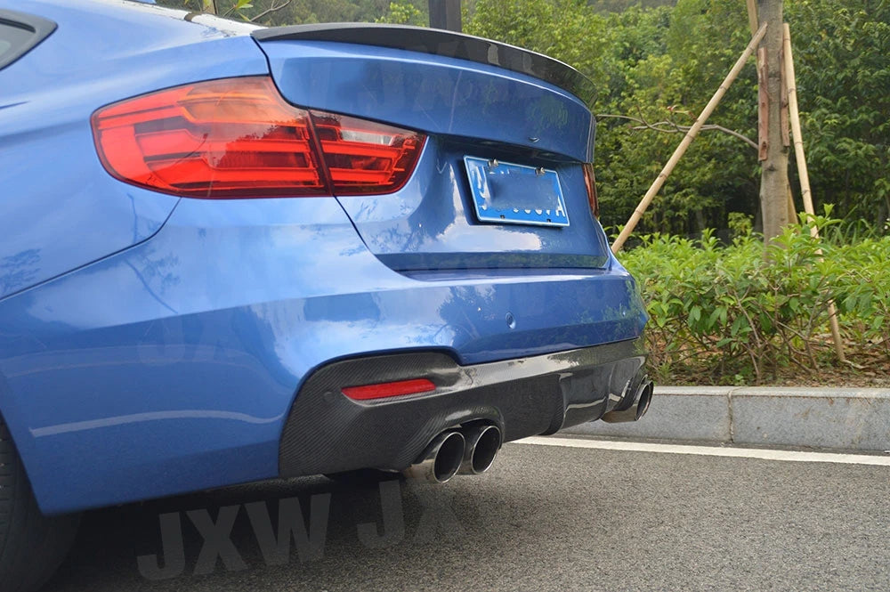 For BMW 3 Series F34 Gt Jxwancf Carbon Fiber Racing Rear Bumper