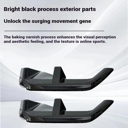 For BMW 5 Series I5 G60 Black Rear Bumper Diffuser Tail Lip Side