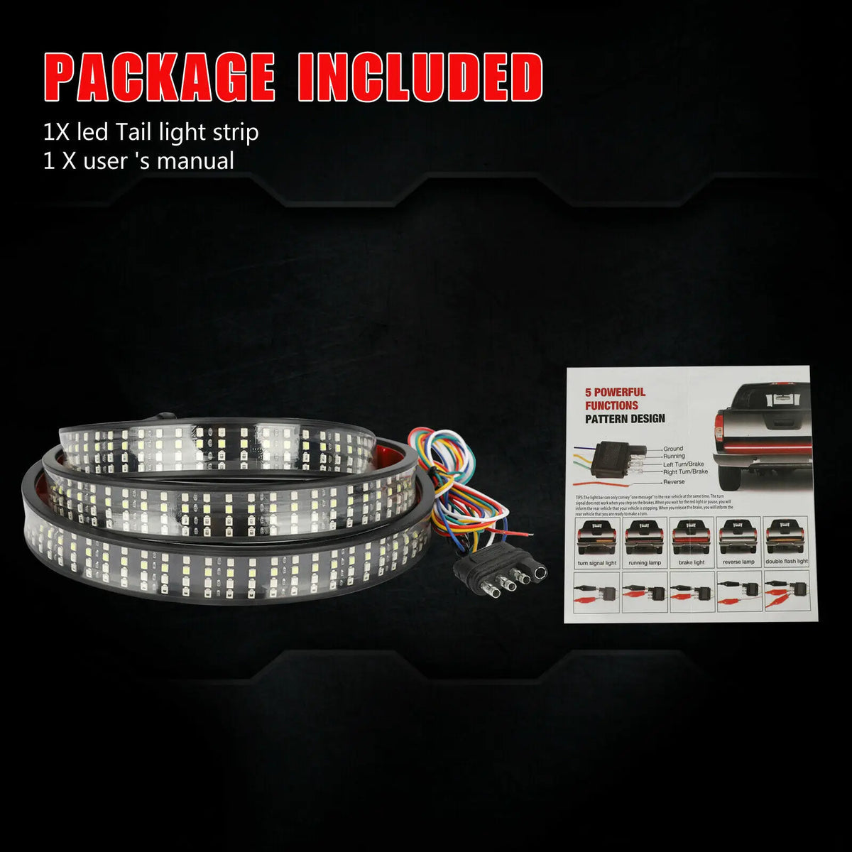 For Pickup Waterproof & Durable Easy Bright Truck Tail Color