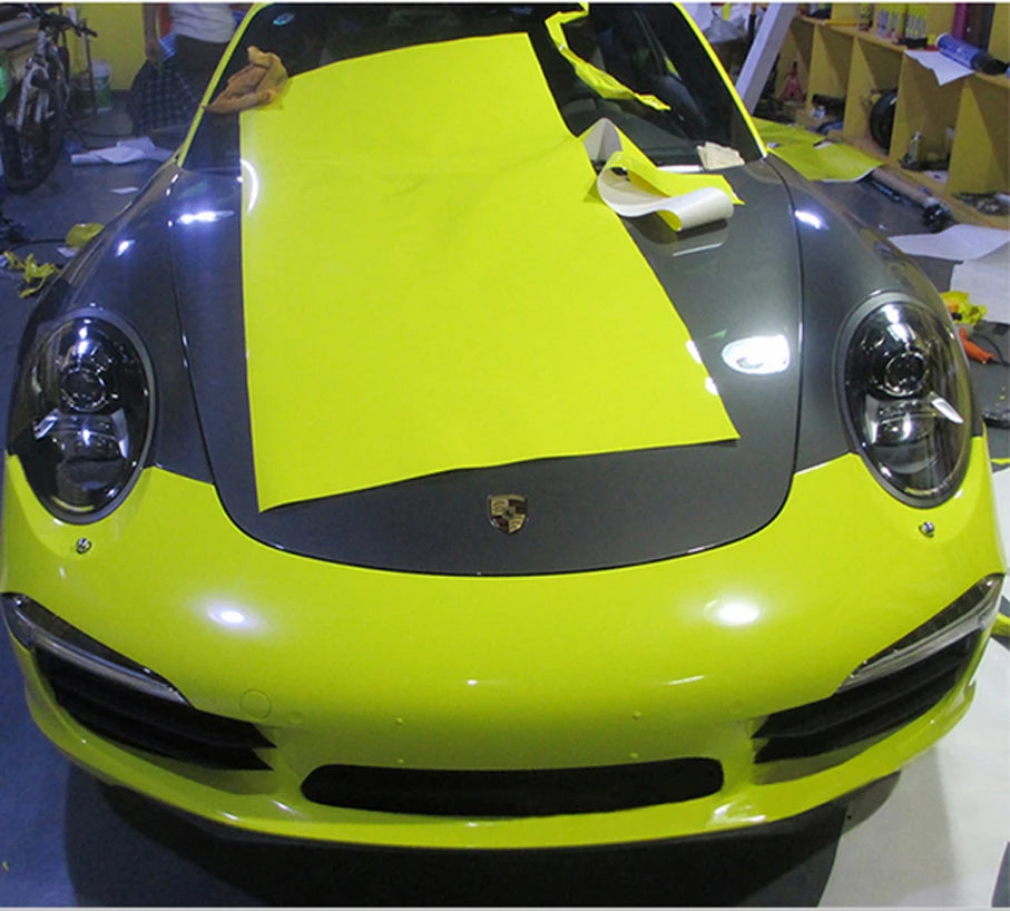 Fluorescent Yellow Sticker Air Bubbles Wrap Film Size 20CM