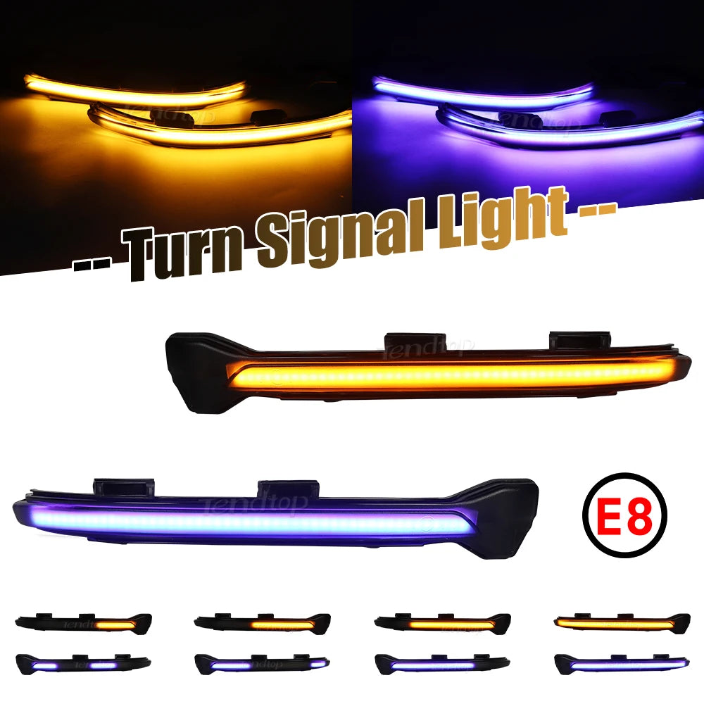 For Volkswagen VW Golf 7 MK7 2PCS Dynamic Turn Signal Side