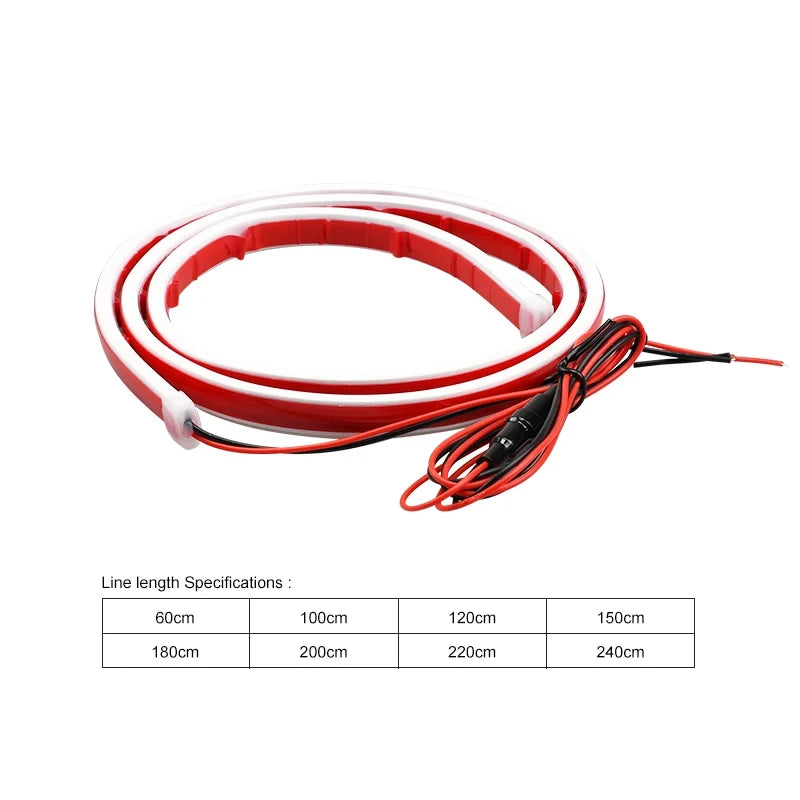 Hood Strip White Exterior Dynamic Flexible Fuse Protection