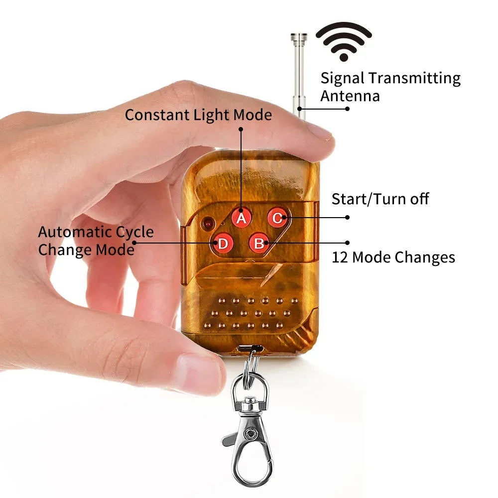 Grill Strobe Red Blue Yellow Emergency Lamps Safety Warning