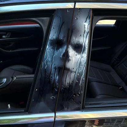 2-piece Sticker Durable vinyl-b-post Protector Ghost Design