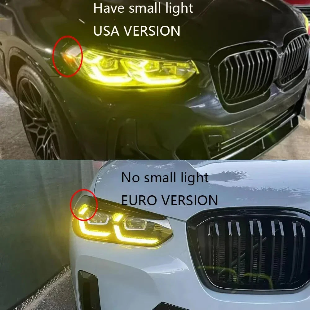 For BMW X3 X4 X3M X4M Multicolor RGB Red Agnel Eyes Drl Module