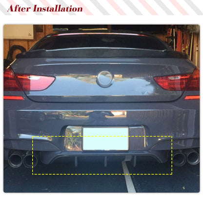 For BMW F06 F12 F13 M6 Carbon Fiber Rear Diffuser 2013-2018