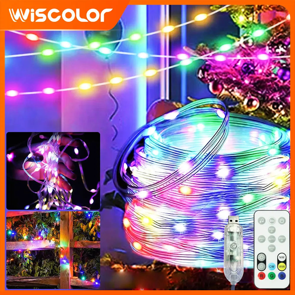 Rgbic Ambient Strip Neon Interior 5V USB Lamps Music