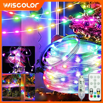 Rgbic Ambient Strip Neon Interior 5V USB Lamps Music