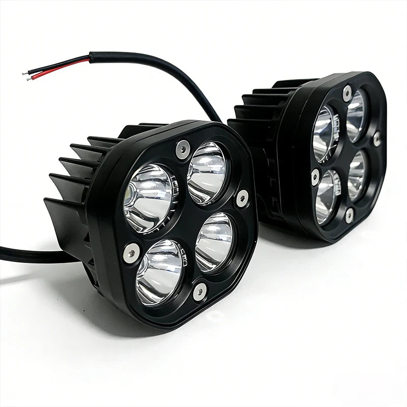 For Motorcycle Inch 40W Work Spot Offroad Driving Truck SUV ATV