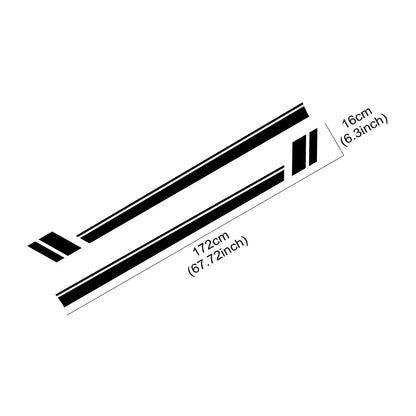 For Nissan Z-Cars 370Z Fairlady Z34 Side Stripe Stickers Fashion
