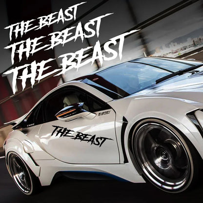 Door Side Stickers Beast Personality Rear Windshield Vinyl Decal