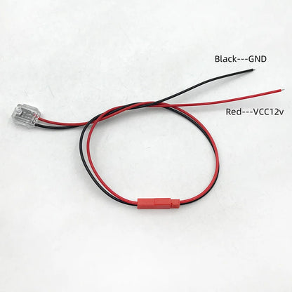 12V Door Bowl Concealed Installation Handle Red Green Blue