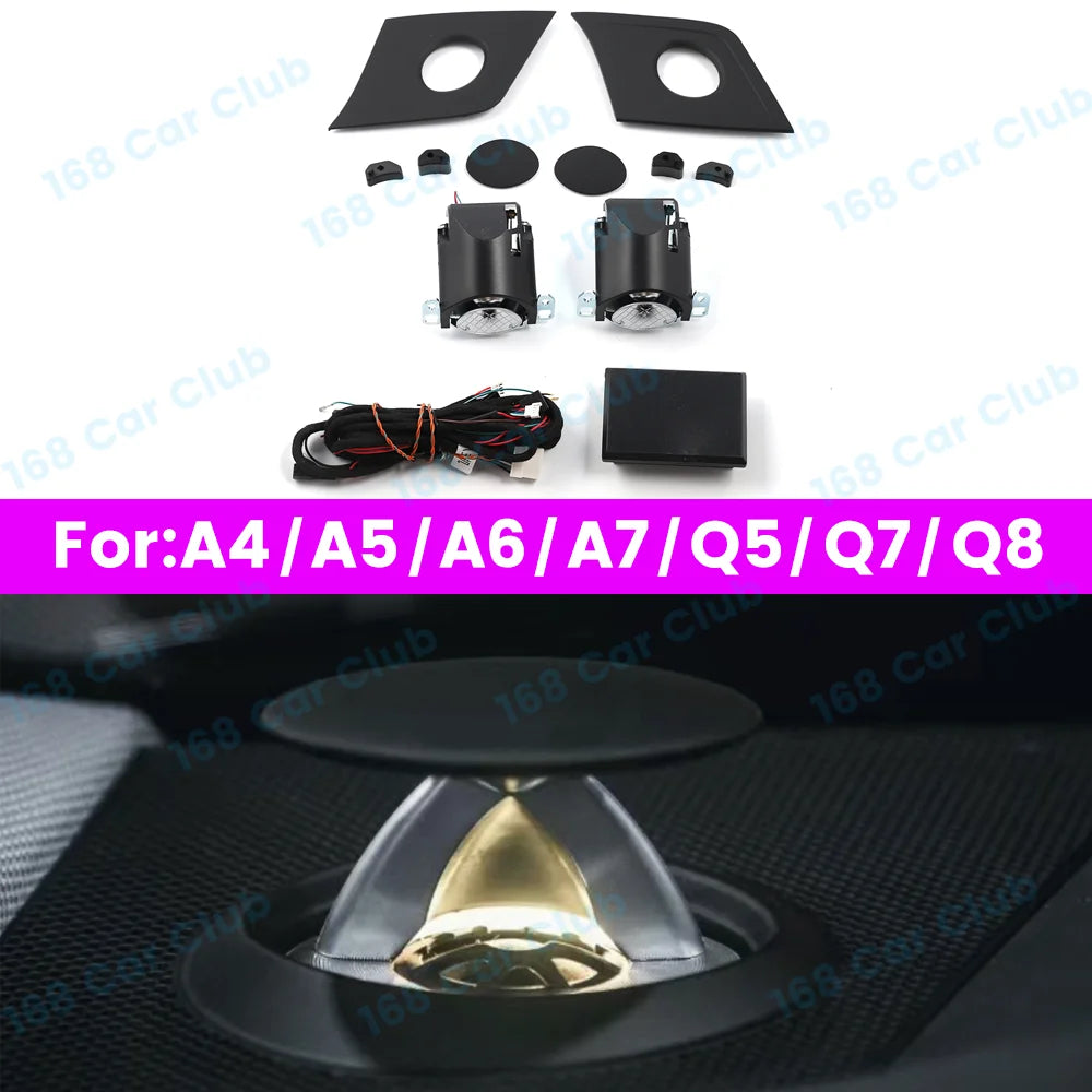 For Audi A4 A5 A6 A7 Colours Electric Treble Horn Refit A8 Q5 Q7