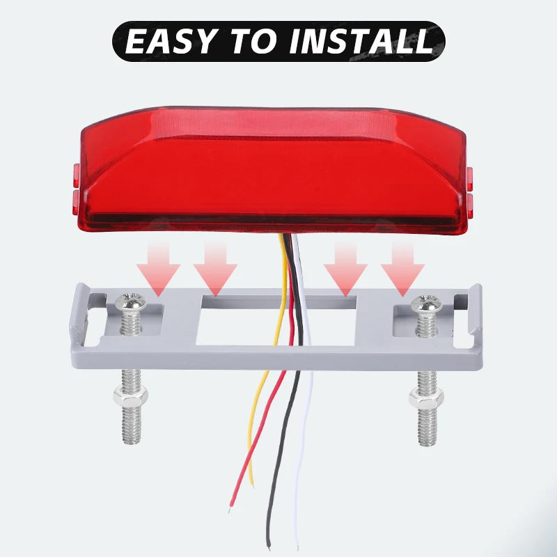 Flash Brake 12 24V Tail Strobe Beacon Truck Bus