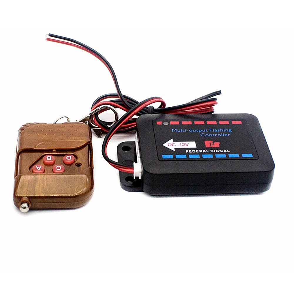 Grille Strobe Flash Warning Eagle Eye Fog Wireless Remote