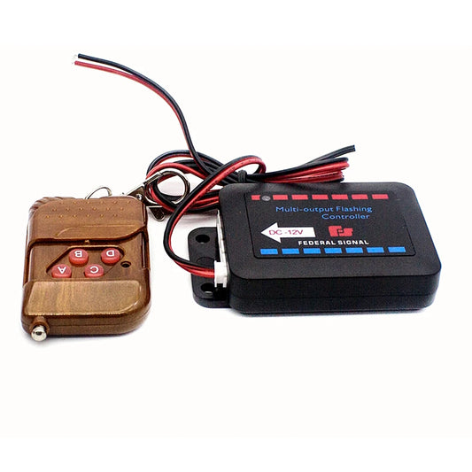 Grille Strobe Flash Warning Eagle Eye Fog Wireless Remote