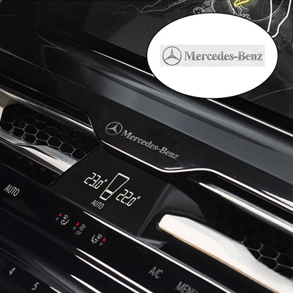 For Mercedes Benz Amg A B 3D Metal Emblem Sticker Interior