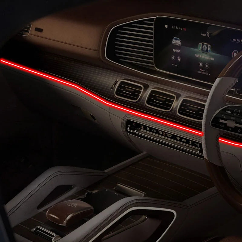 Interior Atmosphere RGB Strip Neon Invisible USB Fiber Optic