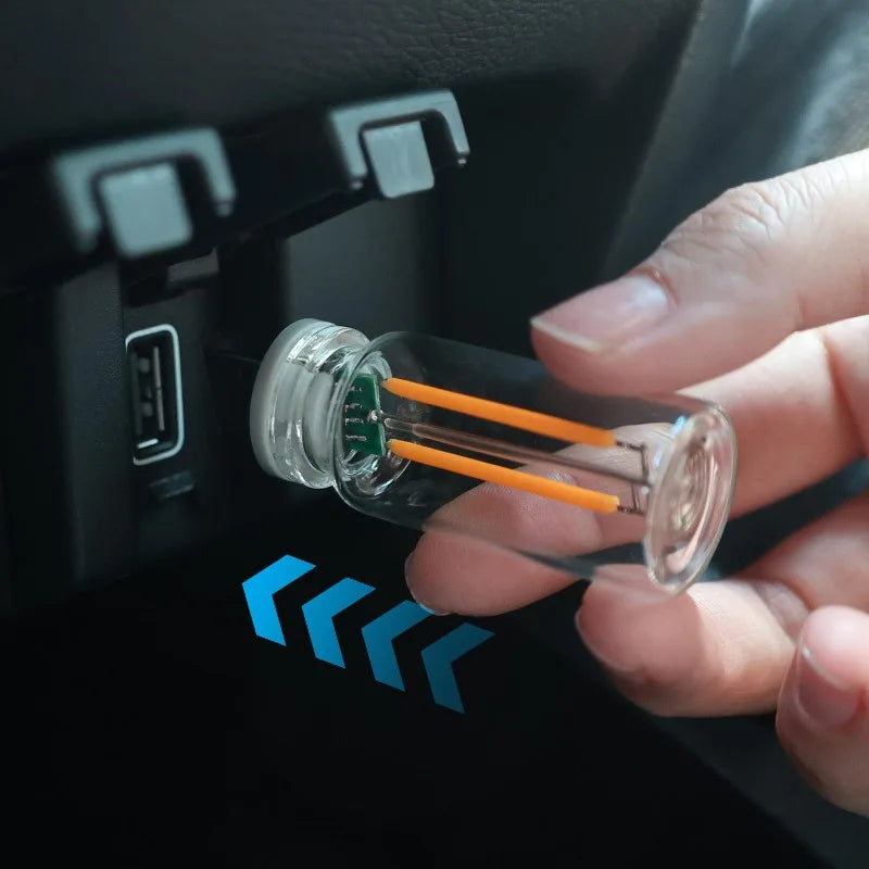 Night Glass ABS Ambient Lighting USB Power Cars Bedrooms