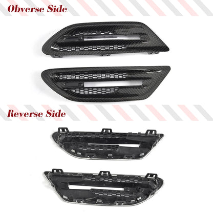 For BMW 5 Series F10 F11 Real Carbon Fiber Air Vent Cover Side