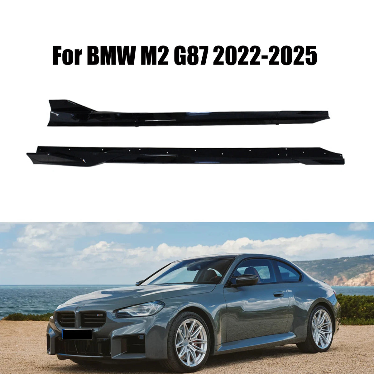 For BMW M2 G87 2023-2025 Side Winglet Extension Spoiler