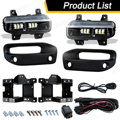 For Dodge Ram 2500 3500 2019 Fog Lamps 2020 2021 2022 2023 Front