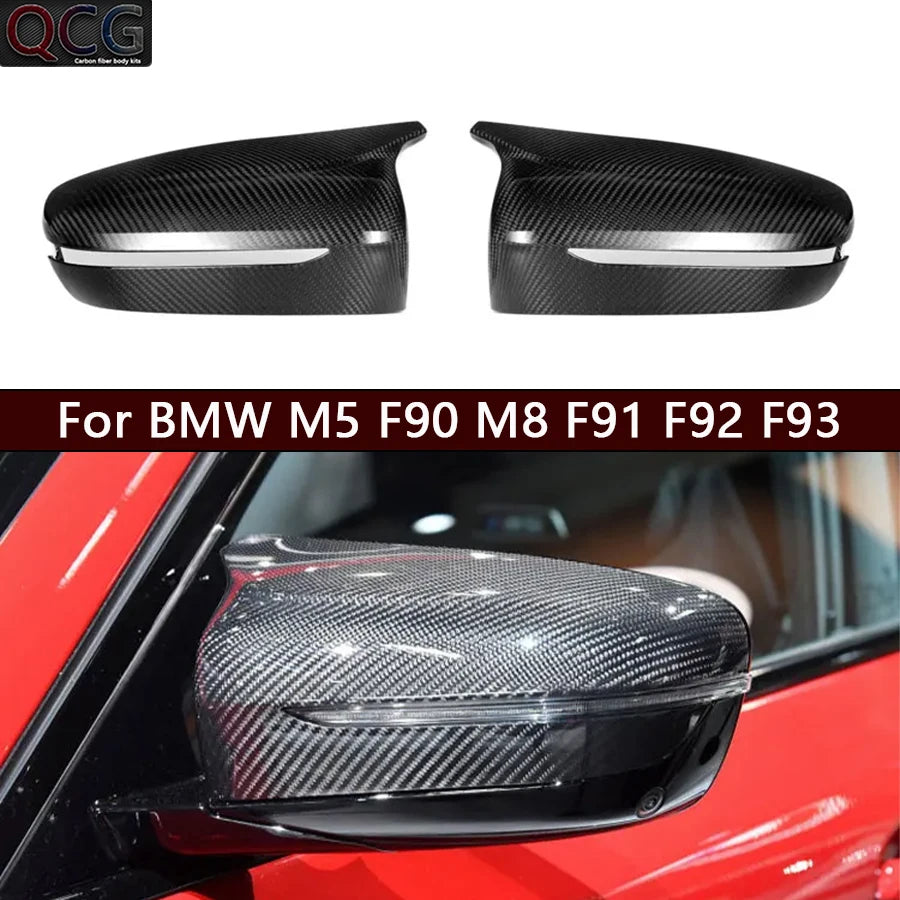For BMW M5 F90 M8 F91 F92 F93 2017 Upgrade Shells Rearview Cap