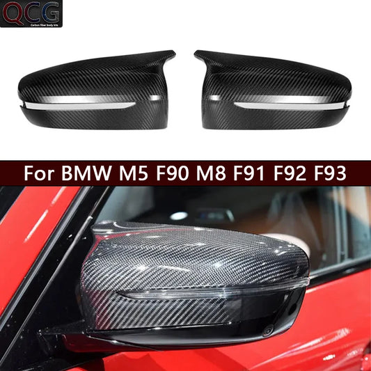 For BMW M5 F90 M8 F91 F92 F93 2017 Upgrade Shells Rearview Cap