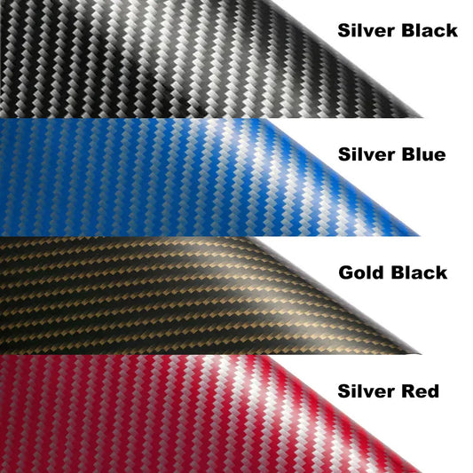 2D Carbon Fiber Wrap Film Vinyl Pvc Body Decals