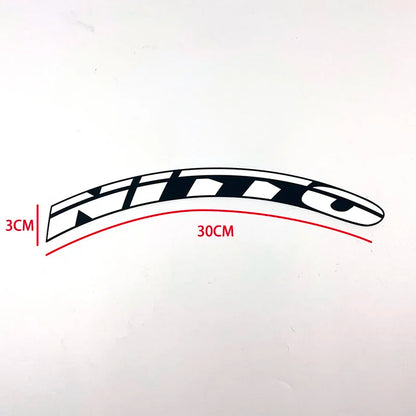 8PCS Tire Wheel Stickers Label Motocross Bike Motorcycle