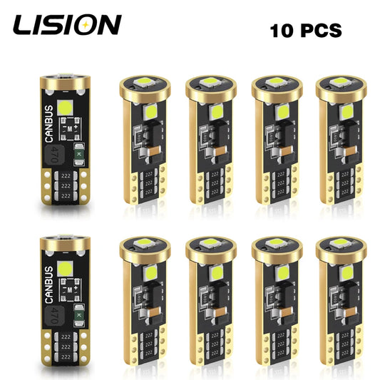 For Position License Plate Clearance Trunk 10PCS T10 W5W 194