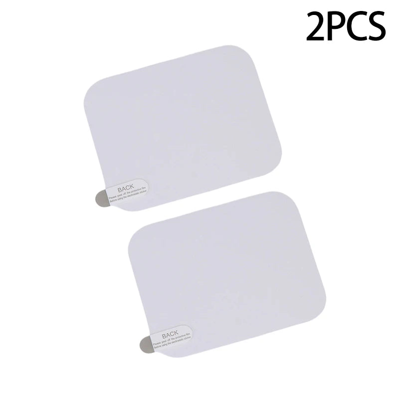 2PCS Transparent Dash Cam Electrostatic Sticker Film Glass