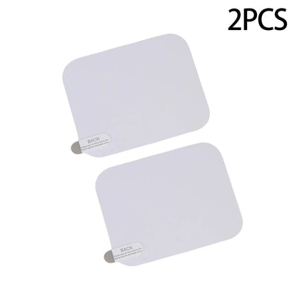 2PCS Transparent Dash Cam Electrostatic Sticker Film Glass