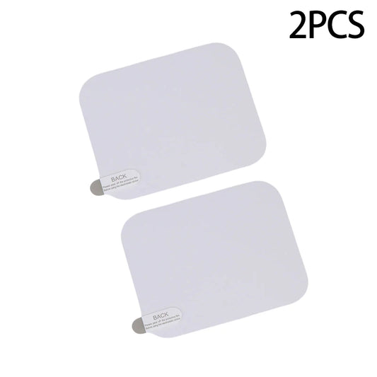 2PCS Transparent Dash Cam Electrostatic Sticker Film Glass