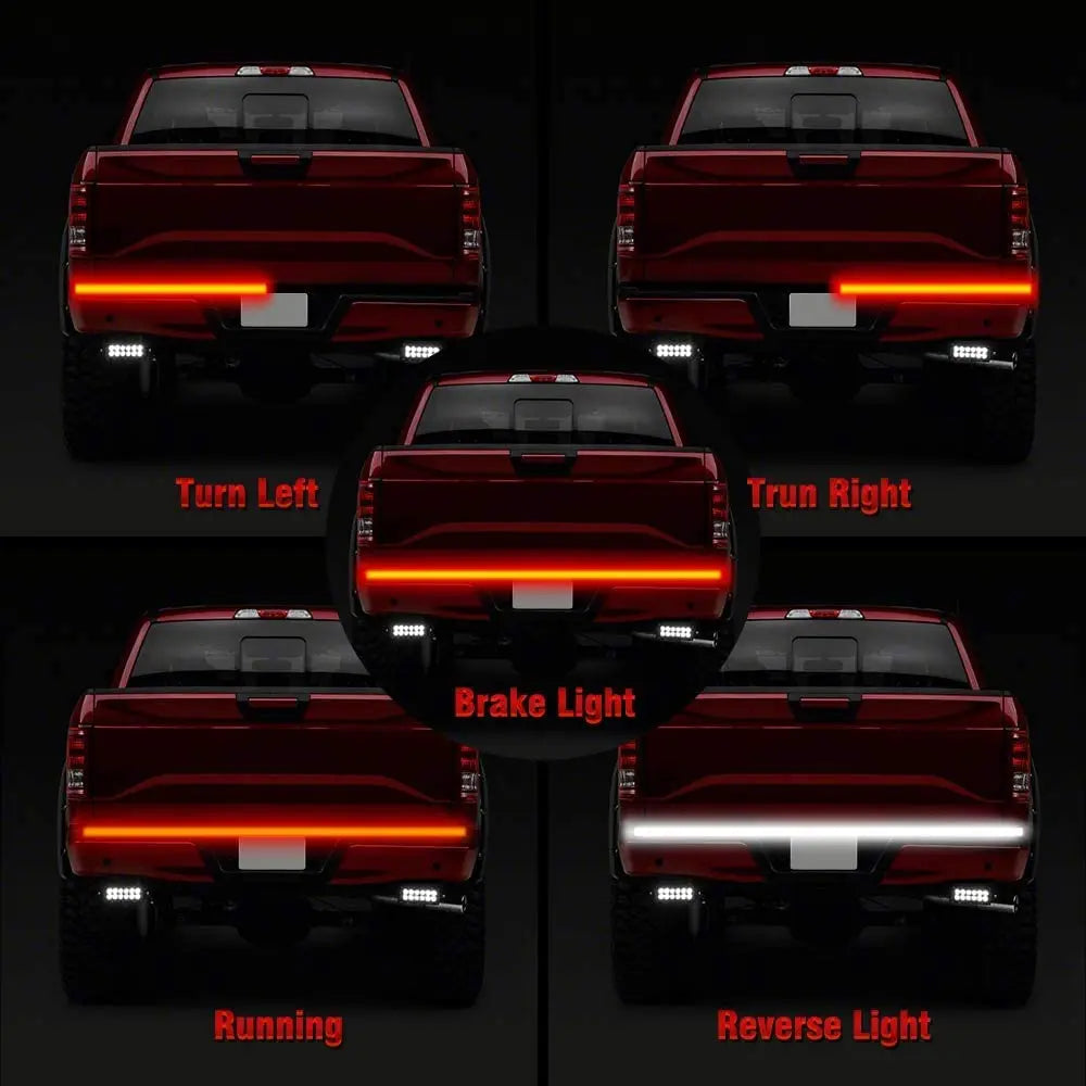 48 Inch Truck Tailgate Bar 12V Function Red White