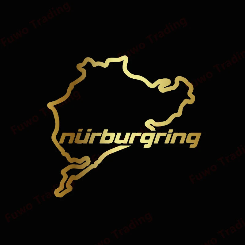 Fashion Personality Sticker Racing Track Nurburgring Vinyl Decal
